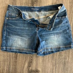 Maurice’s denim short size 12